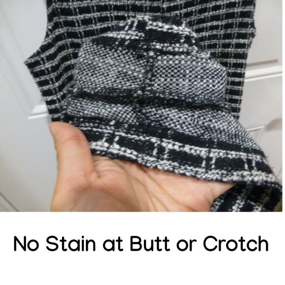 MNG (Mango) short tweed romper with front pockets (Size S) - Picture 6 of 10